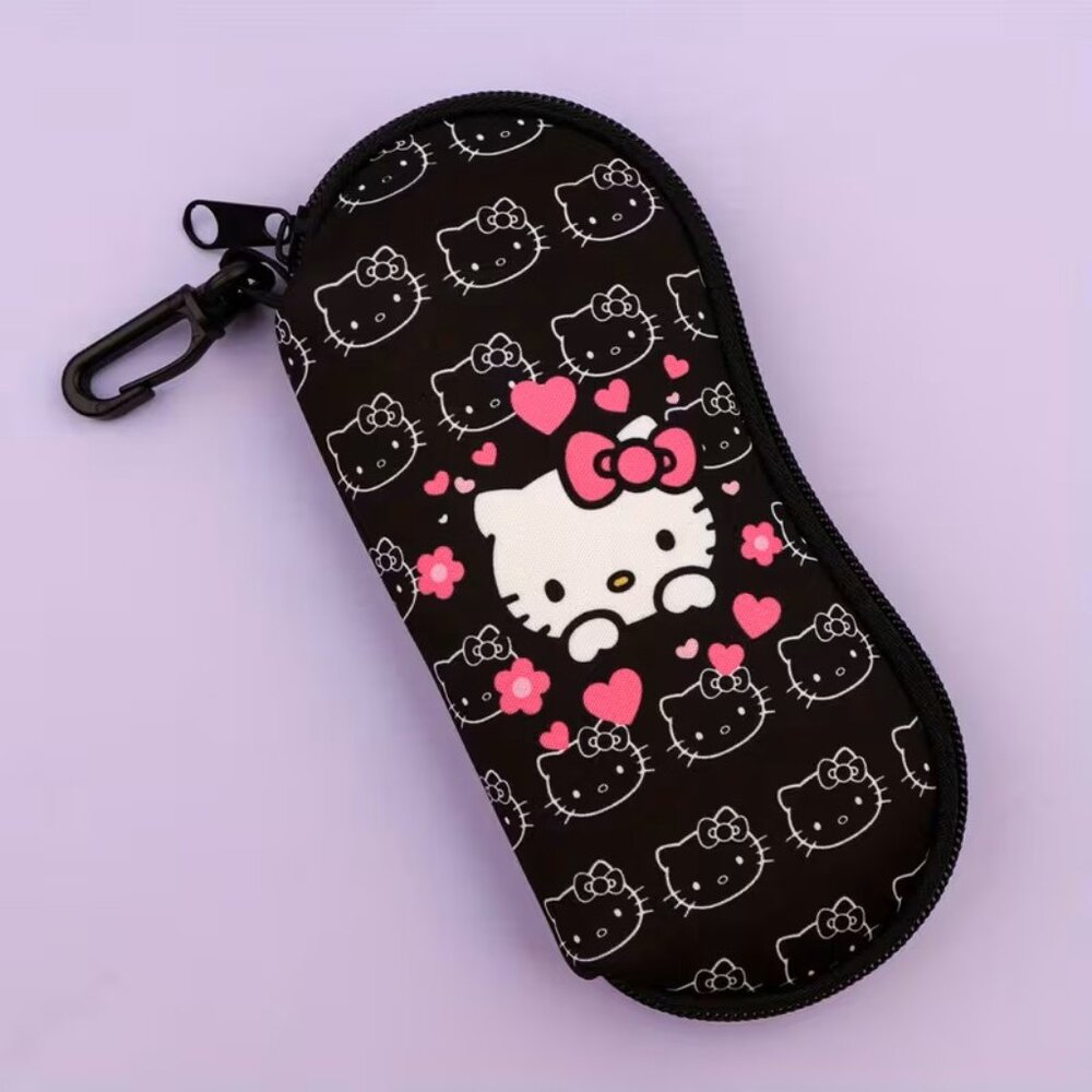 Hello Kitty Sanrio Eyeglass Sunglasses Glasses Case Pouch Z343